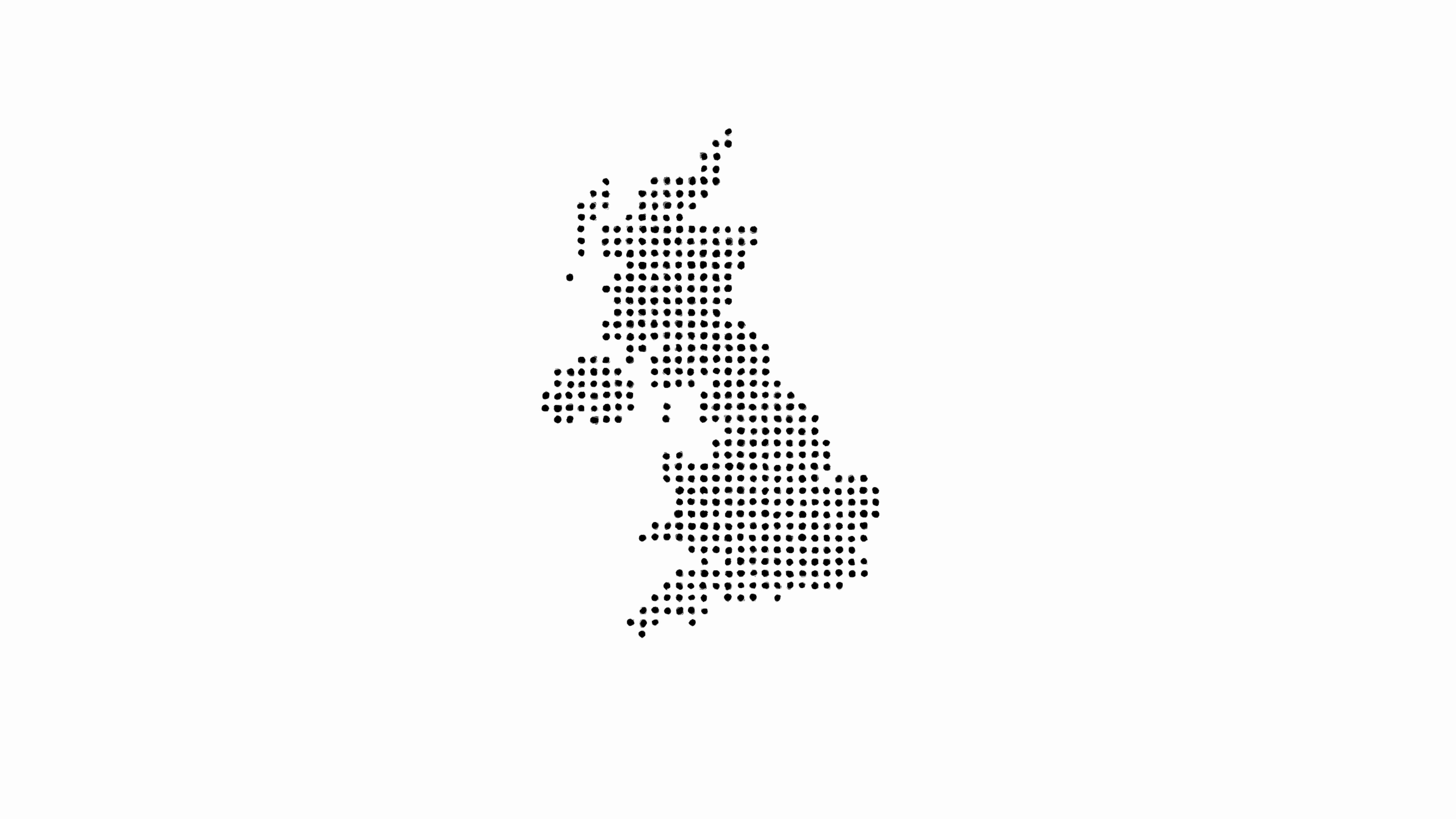 UK Dotted Map